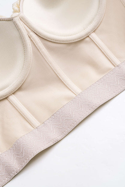 3D Floral Cami Corset Top