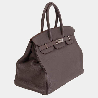 Hermès Birkin 35 Grey Togo Leather