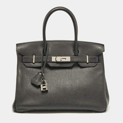 Hermès Birkin 30 Black Togo Leather