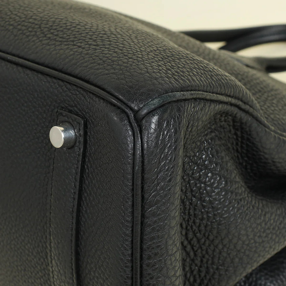 Hermes Noir Retourne Birkin 35 Bag