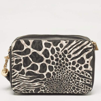Michael Kors Ginny Camera Black/White Crossbody Bag
