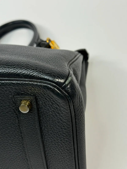 HERMÈS BIRKIN 35 BLACK TOGO LEATHER WITH GHW