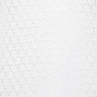 Marc Jacobs White Knit Crop Top – Fish Scale Pattern – Size S