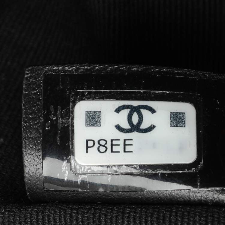 Chanel Mini Round Hobo in Black Quilted Caviar Leather