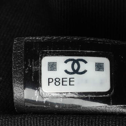 Chanel Mini Round Hobo in Black Quilted Caviar Leather