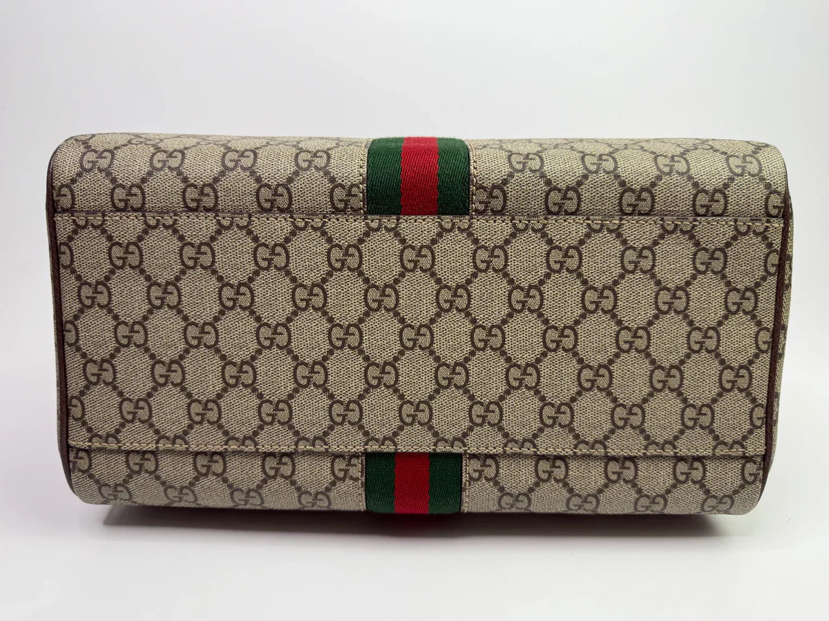 GUCCI OPHIDIA LARGE BOSTON BAG