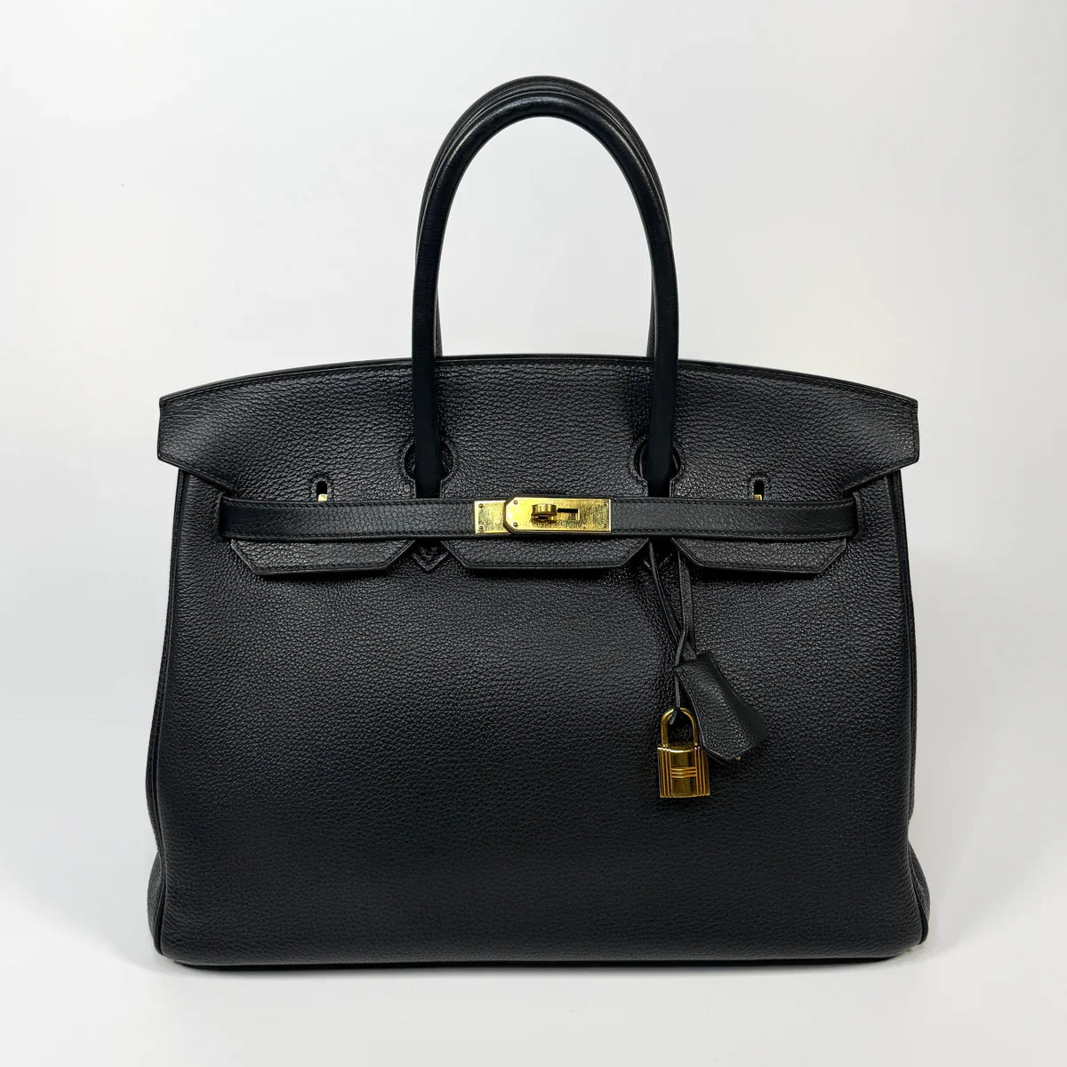 HERMÈS BIRKIN 35 BLACK TOGO LEATHER WITH GHW