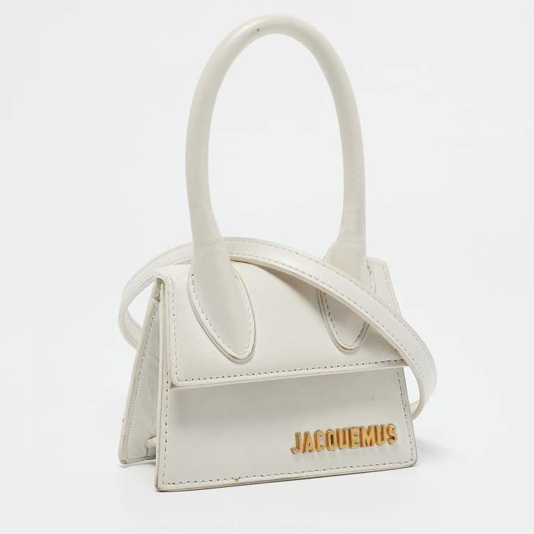 Jacquemus Le Chiquito Mini White Leather Bag