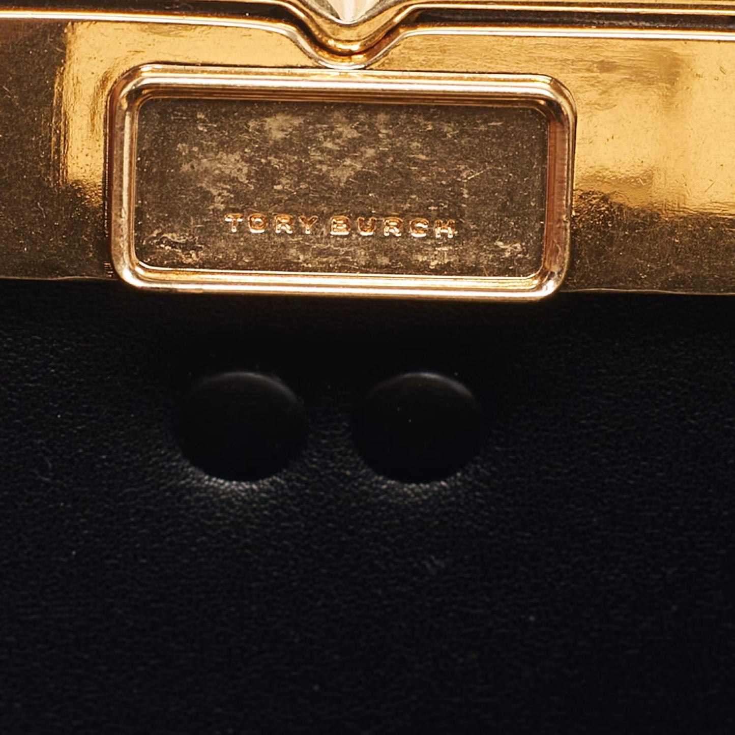 Tory Burch Eleanor Black Croc Embossed Leather Top Handle Bag