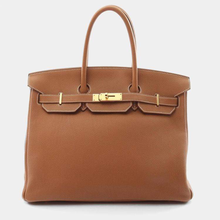 Hermès Birkin 35 Brown Togo Leather