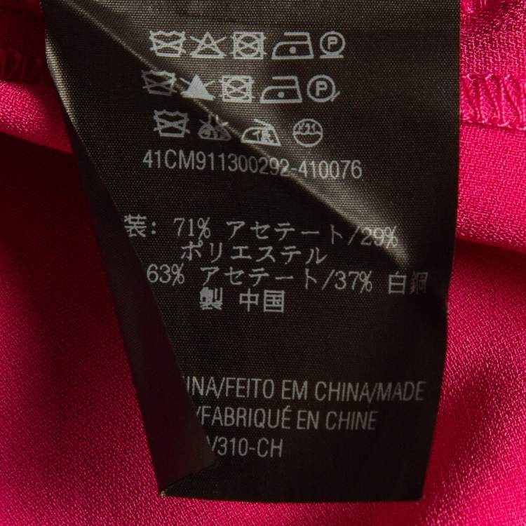 CH Carolina Herrera Pink Crepe Sleeveless Belted Maxi Dress – Size S