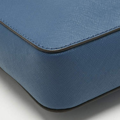 Michael Kors Blue Leather Large Crossbody Bag