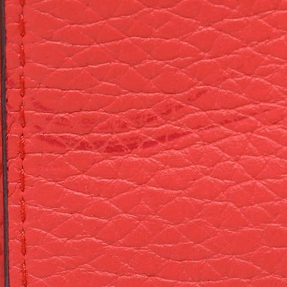 Christian Dior Coral Grained Leather Diorissimo Tote Bag