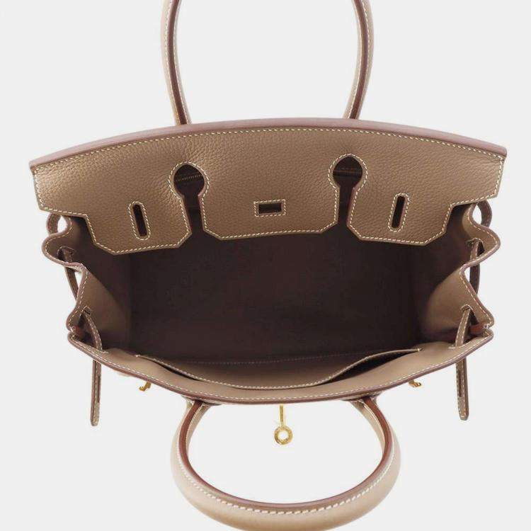 Hermès Birkin 30 Etoupe Togo Leather – Brand New