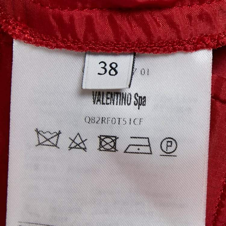 Valentino Red Wool Shorts – Size S