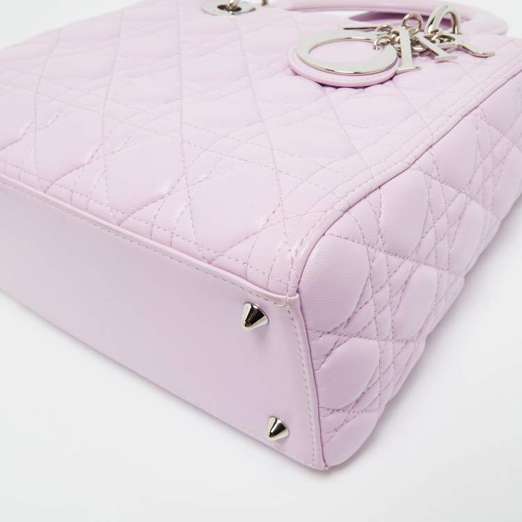 Dior Medium Lady Dior Tote in Lilac
