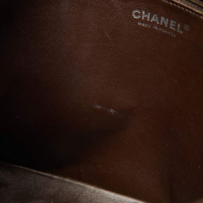 Chanel Dark Brown Quilted Leather CC Bag