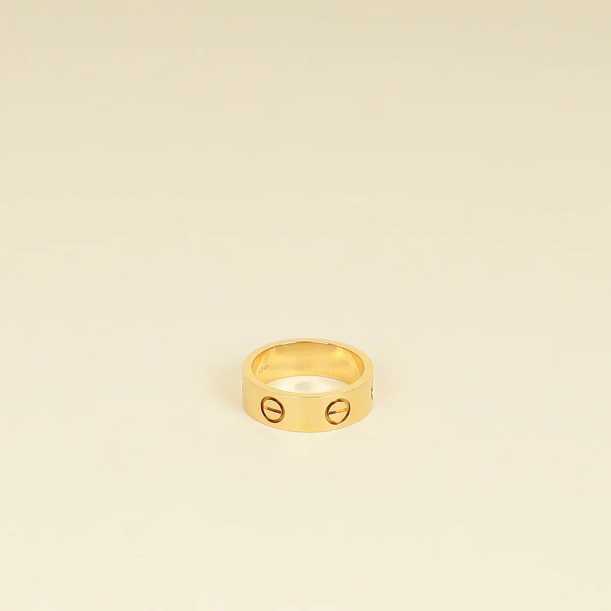 Cartier 18K Yellow Gold Love Classic Ring 49