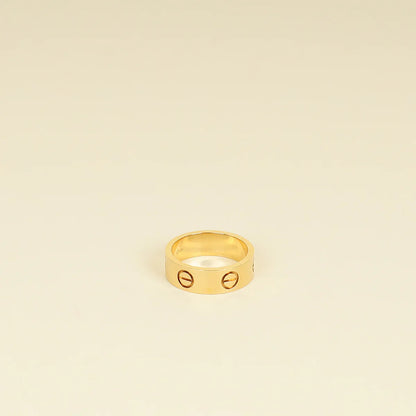 Cartier 18K Yellow Gold Love Classic Ring 49