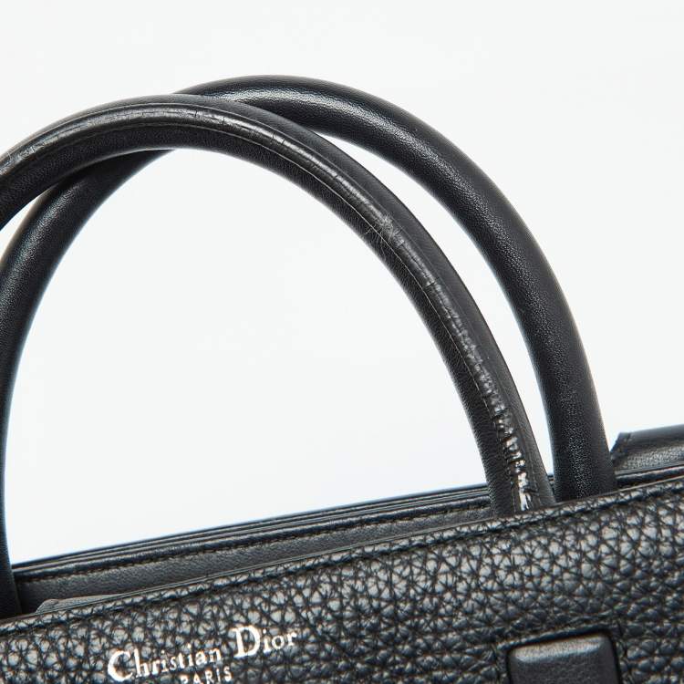 Dior Black Grained Leather Mini Diorever