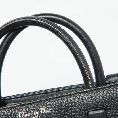 Dior Black Grained Leather Mini Diorever