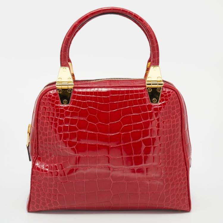 Tom Ford Crocodile Leather Tote Bag