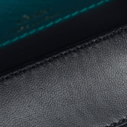 Cartier C De Cartier Mini Green Leather Chain Clutch