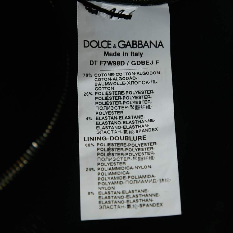 Dolce & Gabbana Patchwork Denim Bustier Top – Size M – Brand New