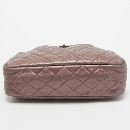 Chanel Metallic Pink Quilted Leather Reissue Camera Bag – Fair Condition