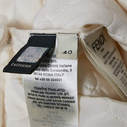 Fendi Silk Mini Skirt – Size S (IT 40)