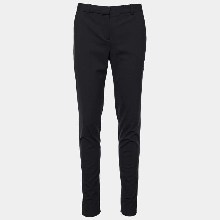 Versace Black Stretch Wool Tailored Trousers – Size XL Brand New