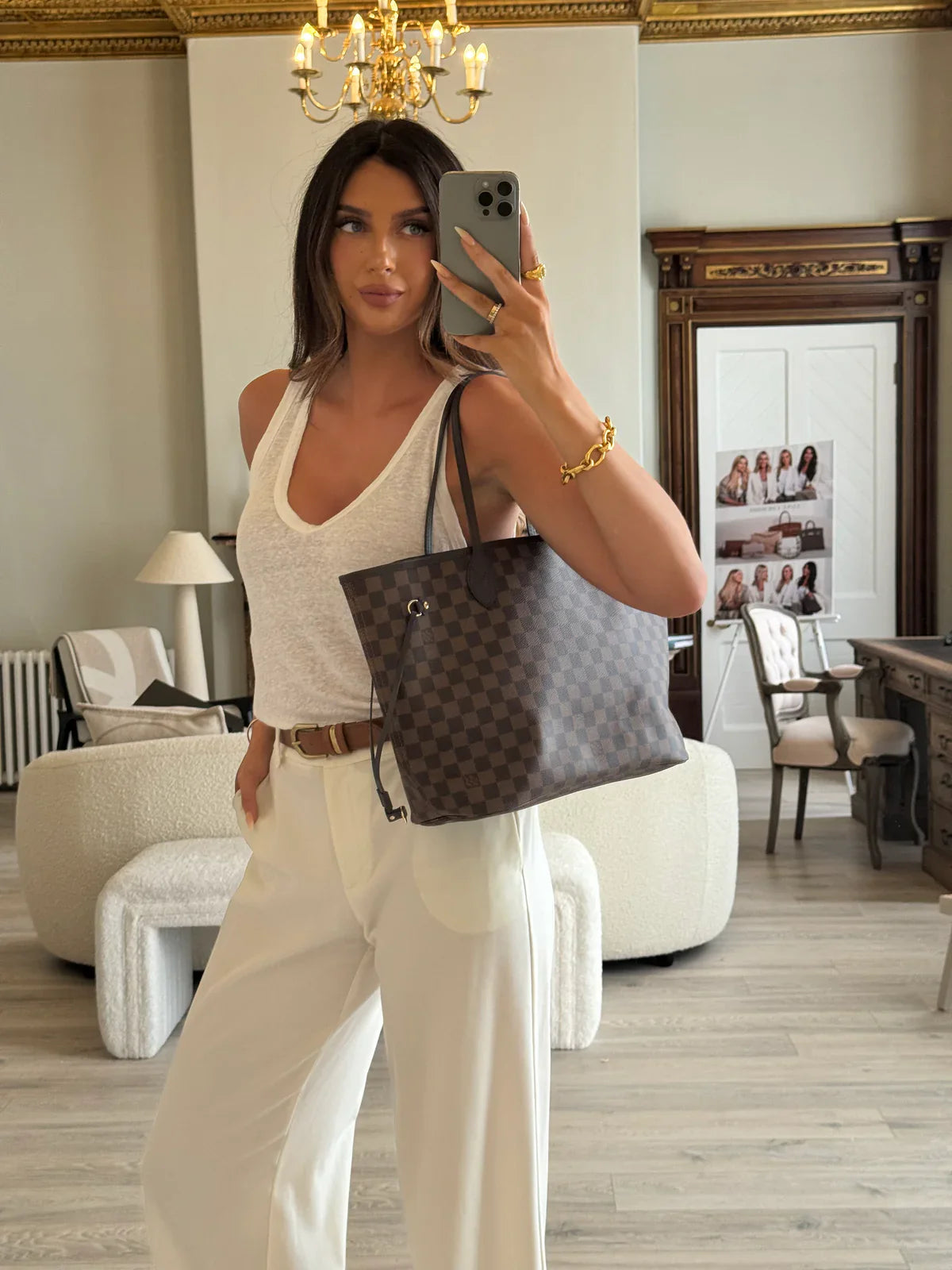 LOUIS VUITTON NEVERFULL MM TOTE BAG