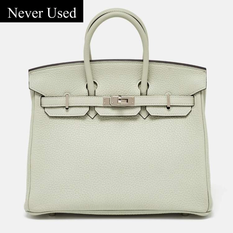 Hermès Birkin 25 Gris Neve Togo Leather – Brand New