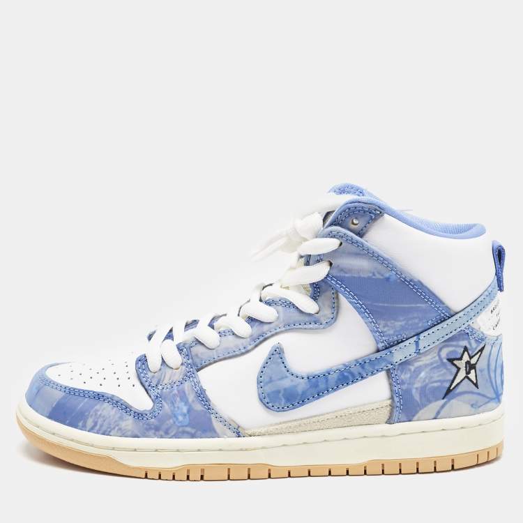 Nike SB Dunk High Carpet Company White/Blue Sneakers – Size 40.5 – Brand New