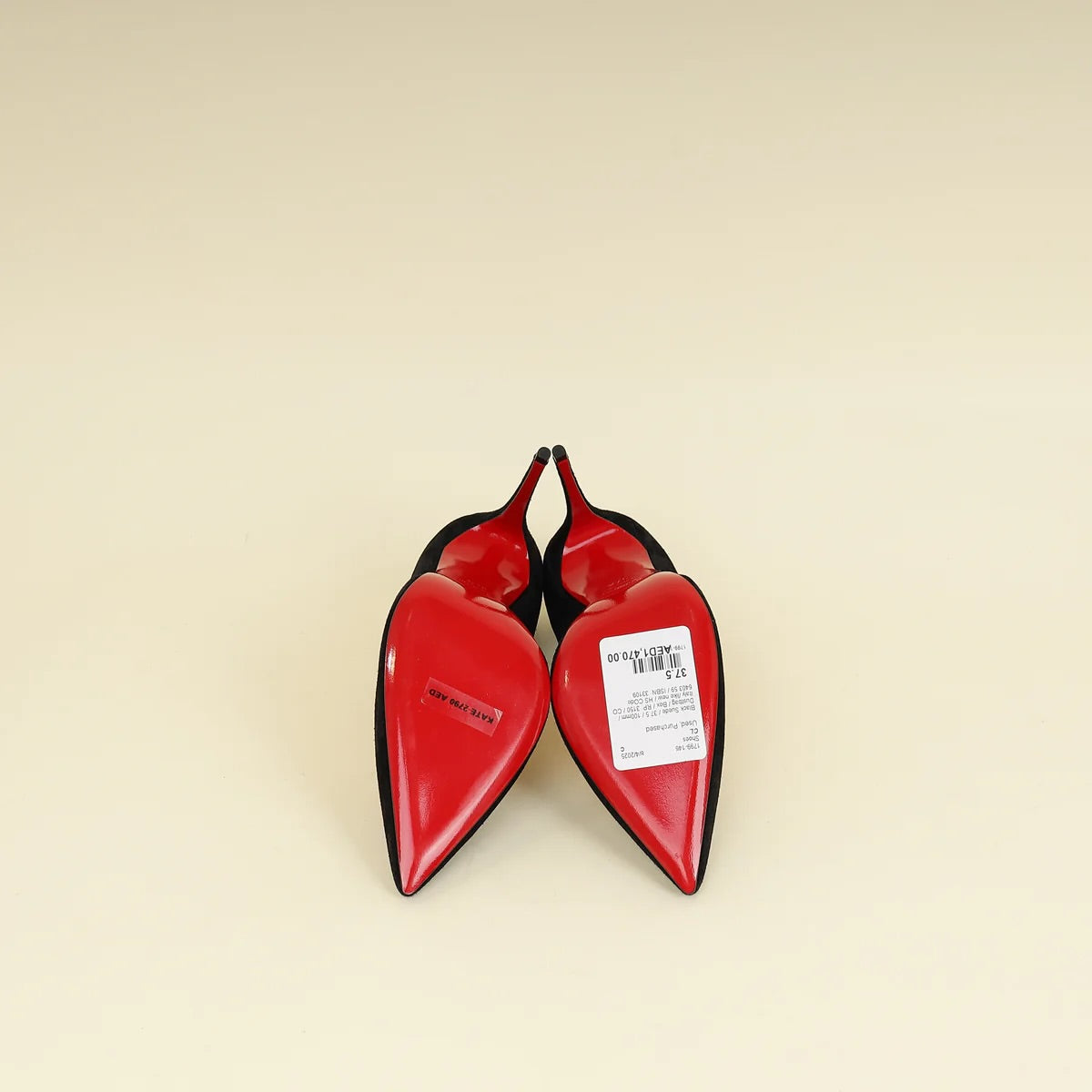 Christian Louboutin Kate 100mm Pumps - Size 37.5