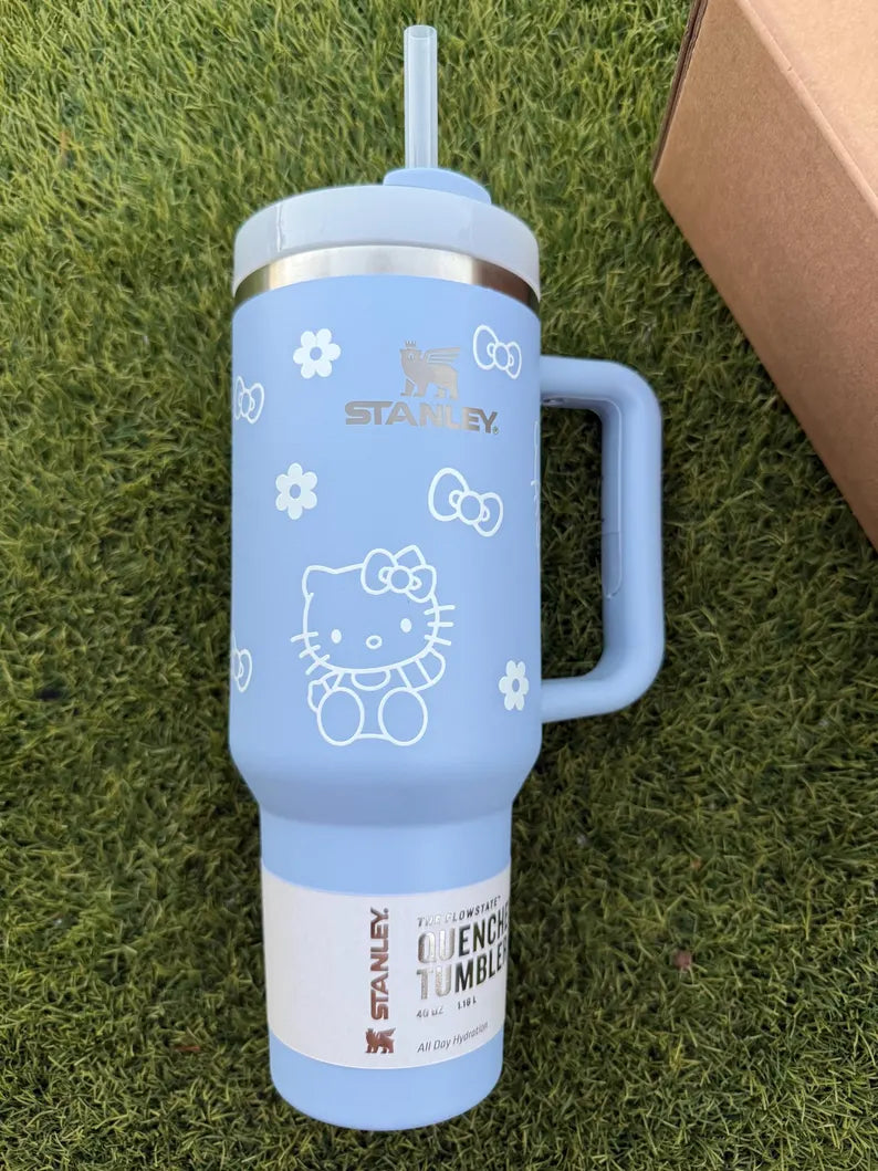 Hello Kitty 40oz Stanley Style Tumbler