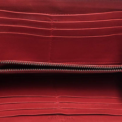 Valentino Red Zip-Around Wallet