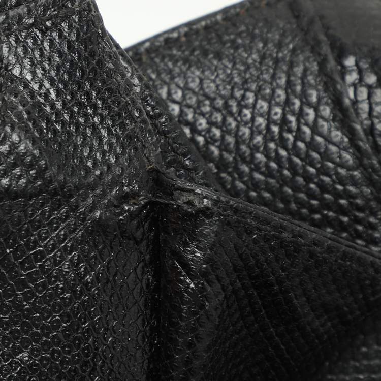 Gucci Black Karung Leather Shoulder Bag