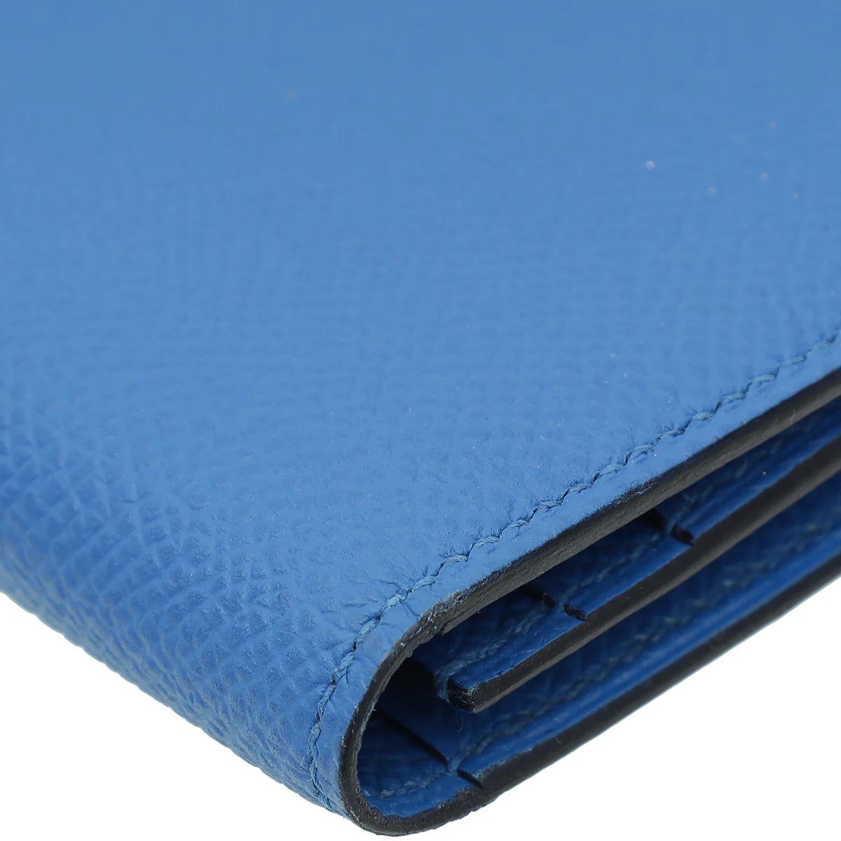 Hermès Béarn Wallet in Bleu France Epsom Leather