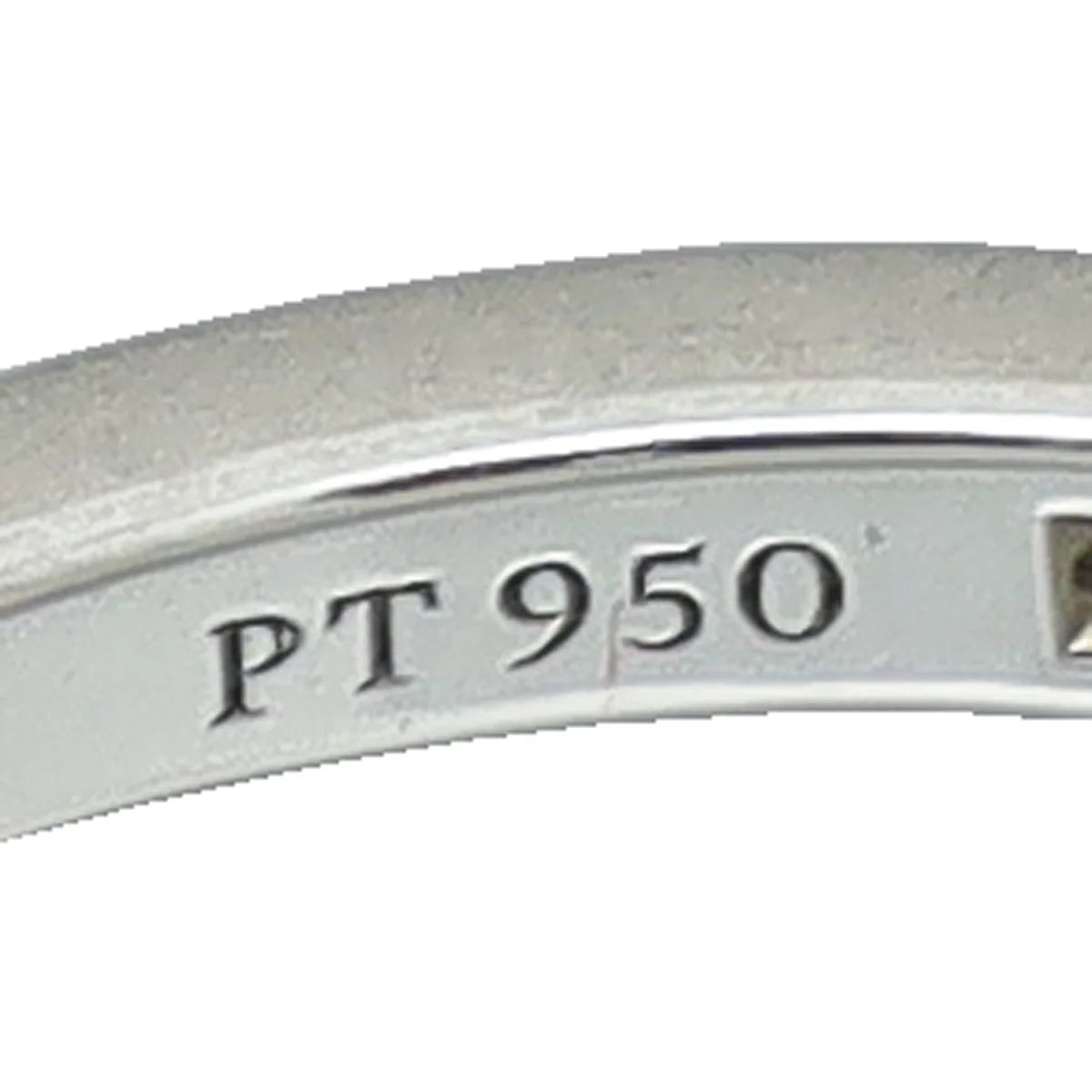 Tiffany & Co Platinum Diamond Soleste Half Eternity Ring Size 51