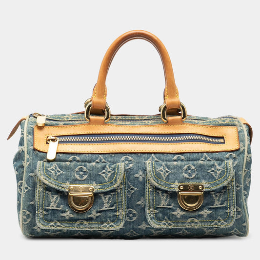 Louis Vuitton Blue Monogram Denim Neo Speedy 30