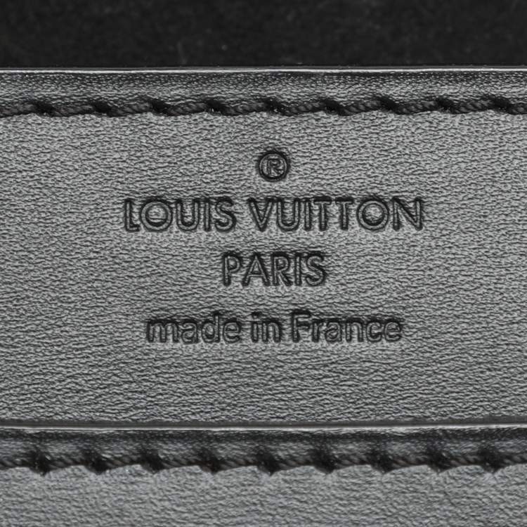 Louis Vuitton Black Leather Chain Louise GM