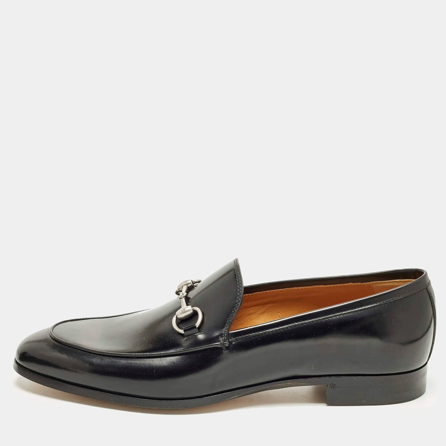 Gucci Horsebit Size 46 Black Leather Loafers