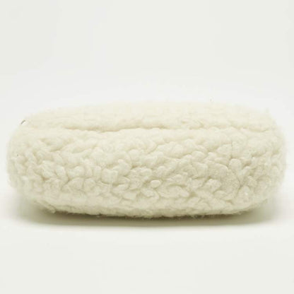 Prada Re-Edition 2000 White Wool Shoulder Bags