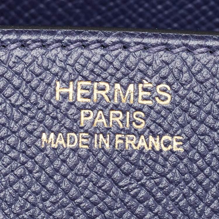 Hermès Birkin 35 Blue Saphir Epsom Leather