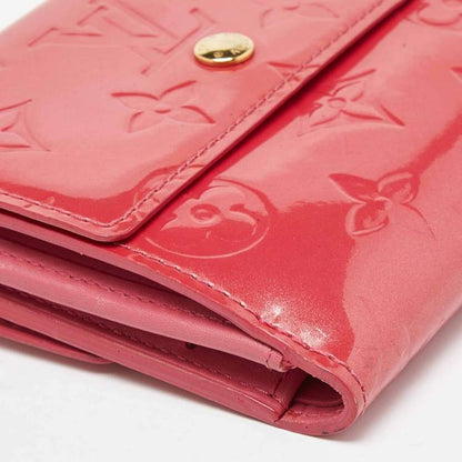 Louis Vuitton Framboise Vernis Monogram Elise Wallet