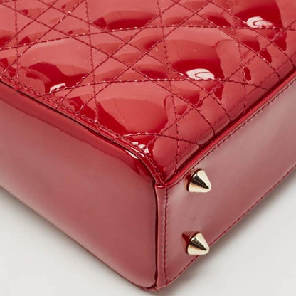 Dior Small Lady Dior Tote in Red