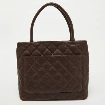 Chanel Dark Brown Quilted Leather CC Bag