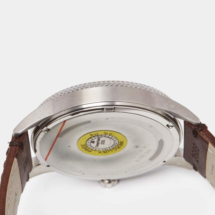 Hugo Boss Pilot Edition HB.279.1.14.2872 Men’s Quartz Watch – 44mm Stainless Steel, Brown Leather Strap