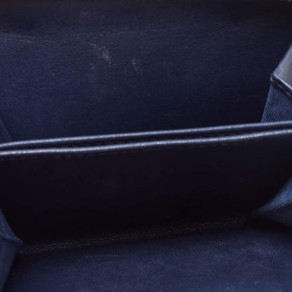 Dior Navy Blue Leather D Fence Zip Wallet